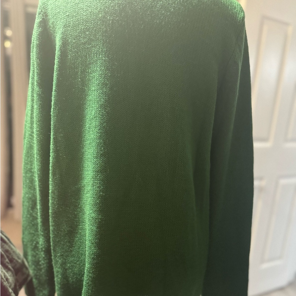 Karen Scott Vibrant Green Knit Top